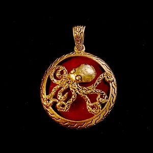 COPY - COPY - Bali Legacy Collection Sponge Coral Octopus Pendant.